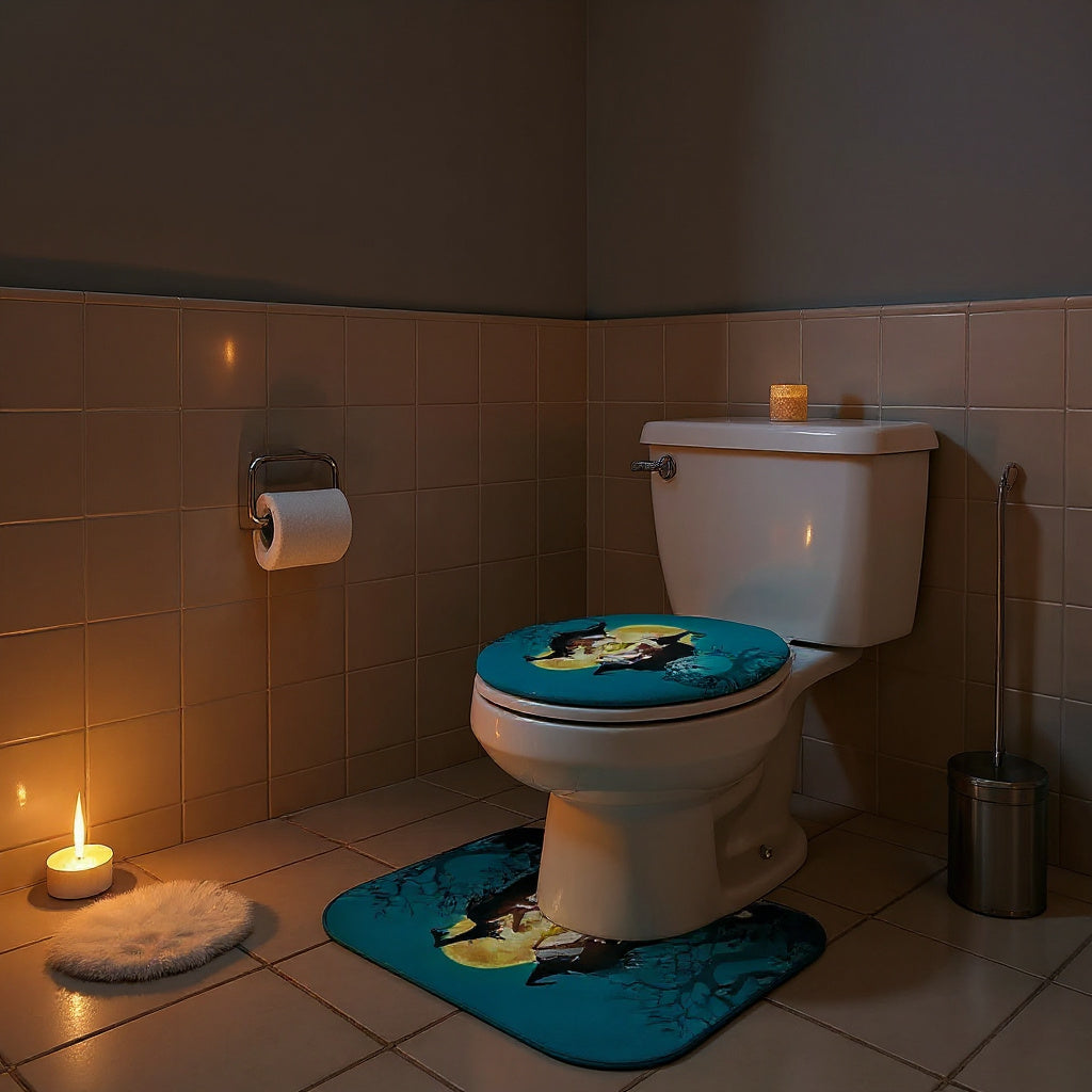Witches' Moon Coven Bathroom Set of 4