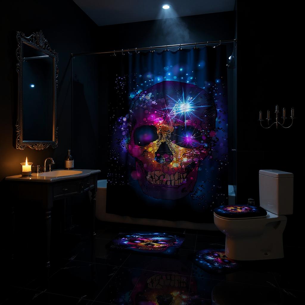 Glow Skull Galaxy Retreat Set of 4