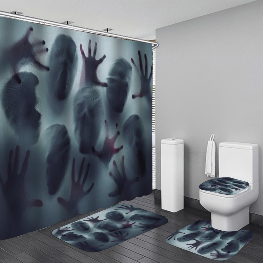 Haunted Hands Bathroom set of 4